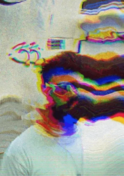glitchy pixels